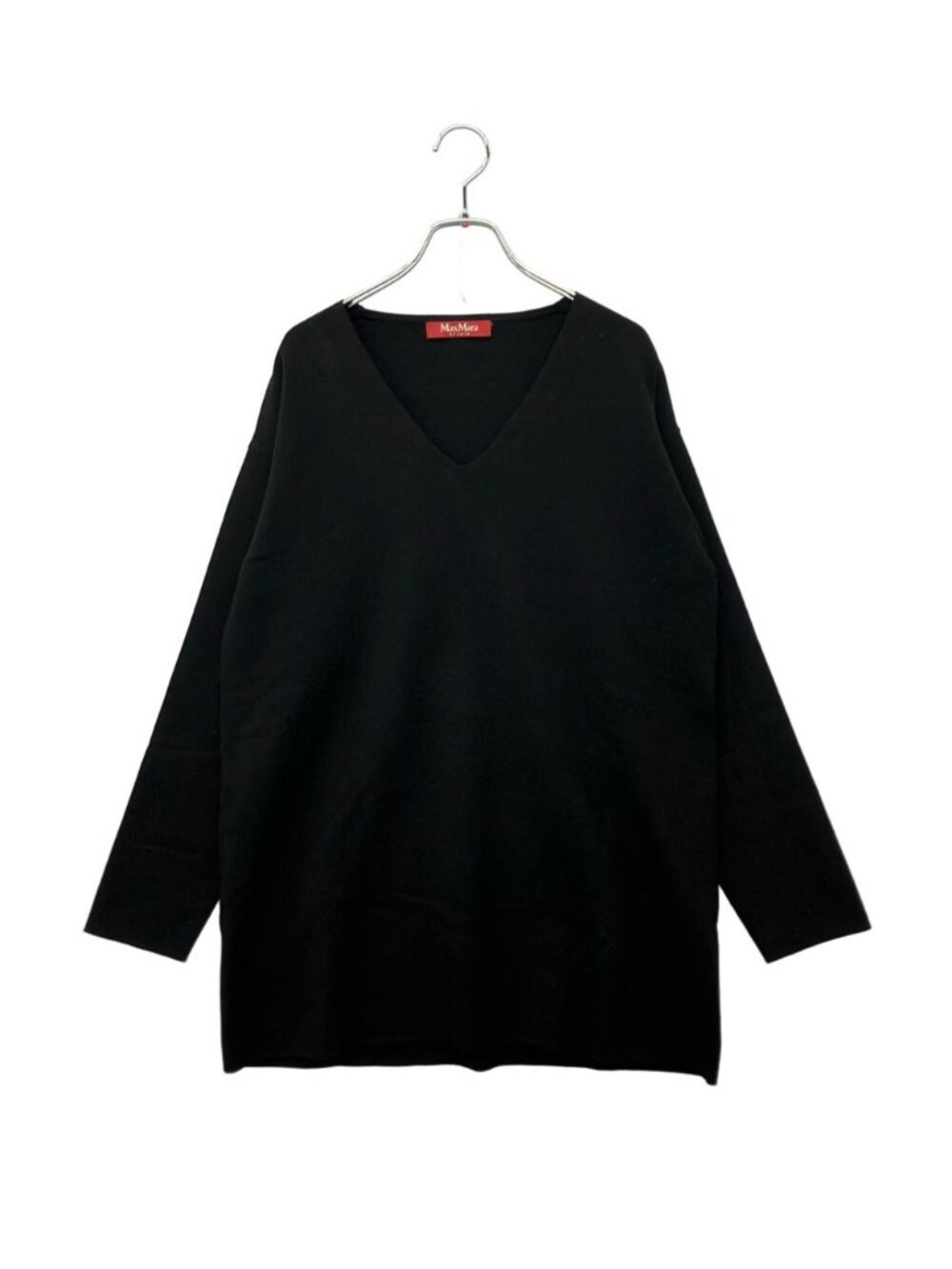 Max Mara Studio V-neck Long Sleeve Knit Sweater